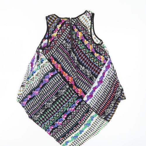 Warehouse Women’s Multicoloured Viscose Camisole Tank Top UK 8