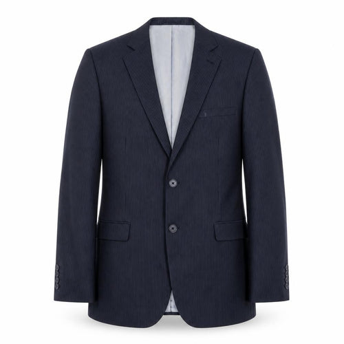 Marks and Spencer Men’s Blue Pinstripe Wool Blend Blazer Jacket 40 Chest