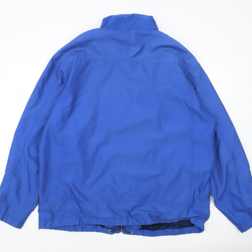Lettfield Men’s Blue 2XL Polyester Full Zip Casual Jacket