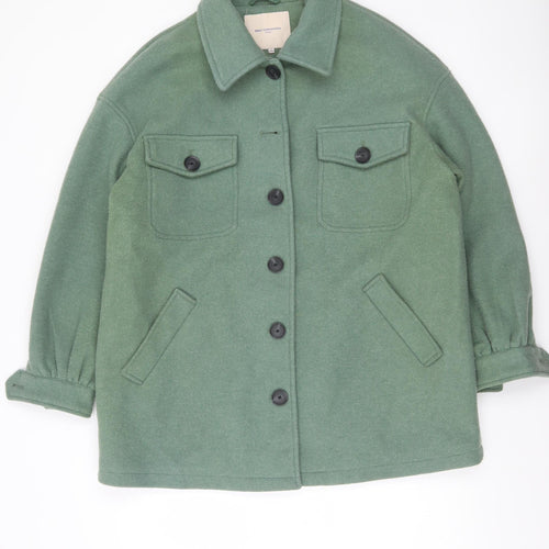 ONLY Carmakoma Women’s Green Plus Size 16 Button Jacket