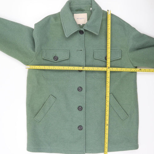 ONLY Carmakoma Women’s Green Plus Size 16 Button Jacket