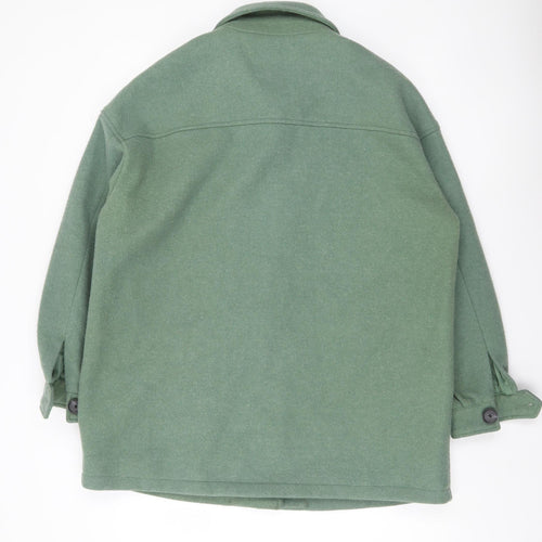 ONLY Carmakoma Women’s Green Plus Size 16 Button Jacket