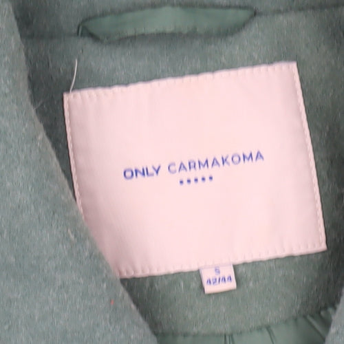 ONLY Carmakoma Women’s Green Plus Size 16 Button Jacket
