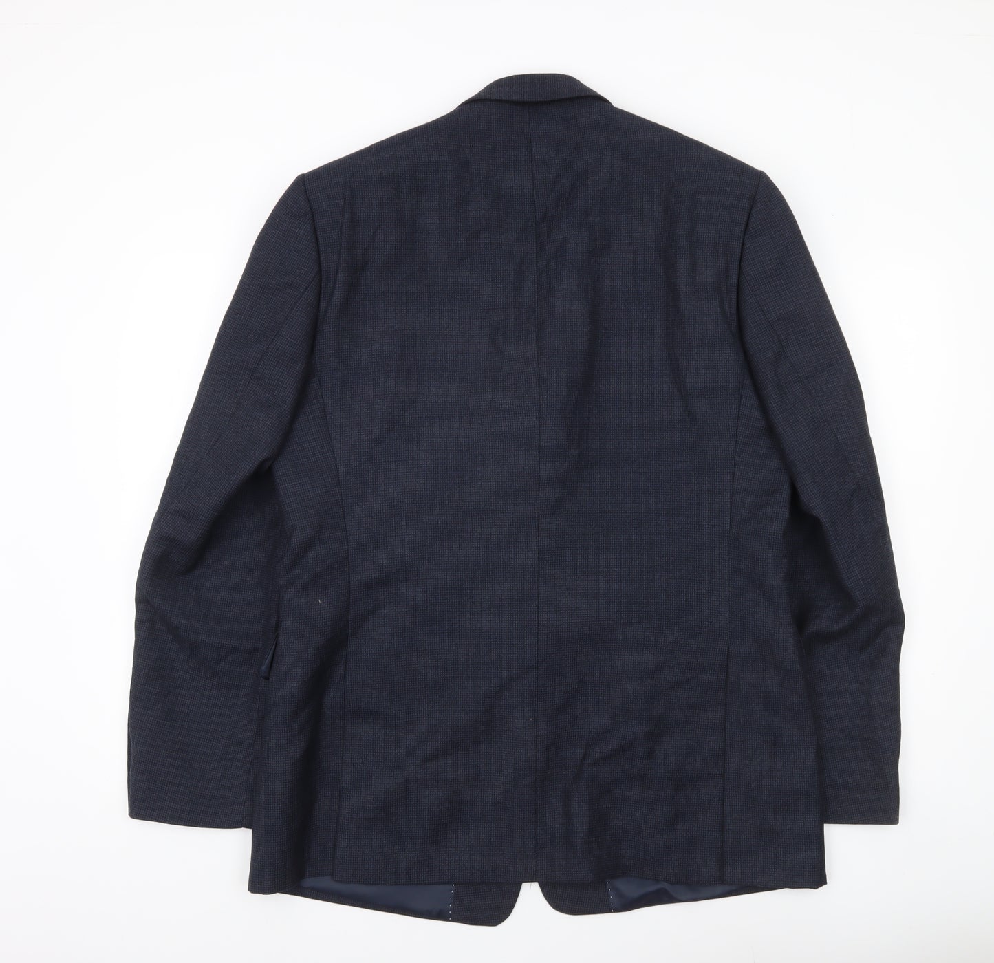 Hammond & Co Men’s Blue Wool Blend Blazer Jacket 44 Long Classic Fit