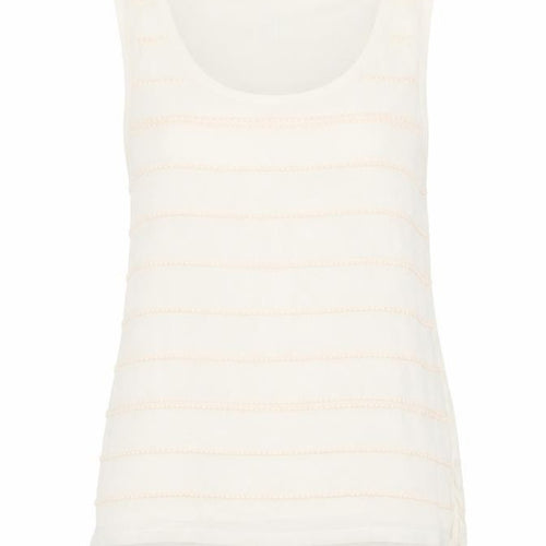 Banana Republic Women’s Ivory Tank Top Size S Sleeveless Scoop Neck