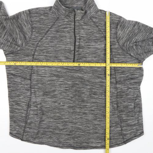 St John's Bay Womens Grey 2XL Pullover Sweatshirt Activewear