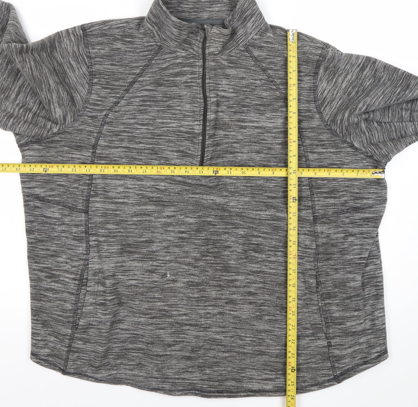 St John's Bay Womens Grey 2XL Pullover Sweatshirt Activewear