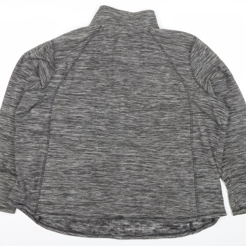 St John's Bay Womens Grey 2XL Pullover Sweatshirt Activewear