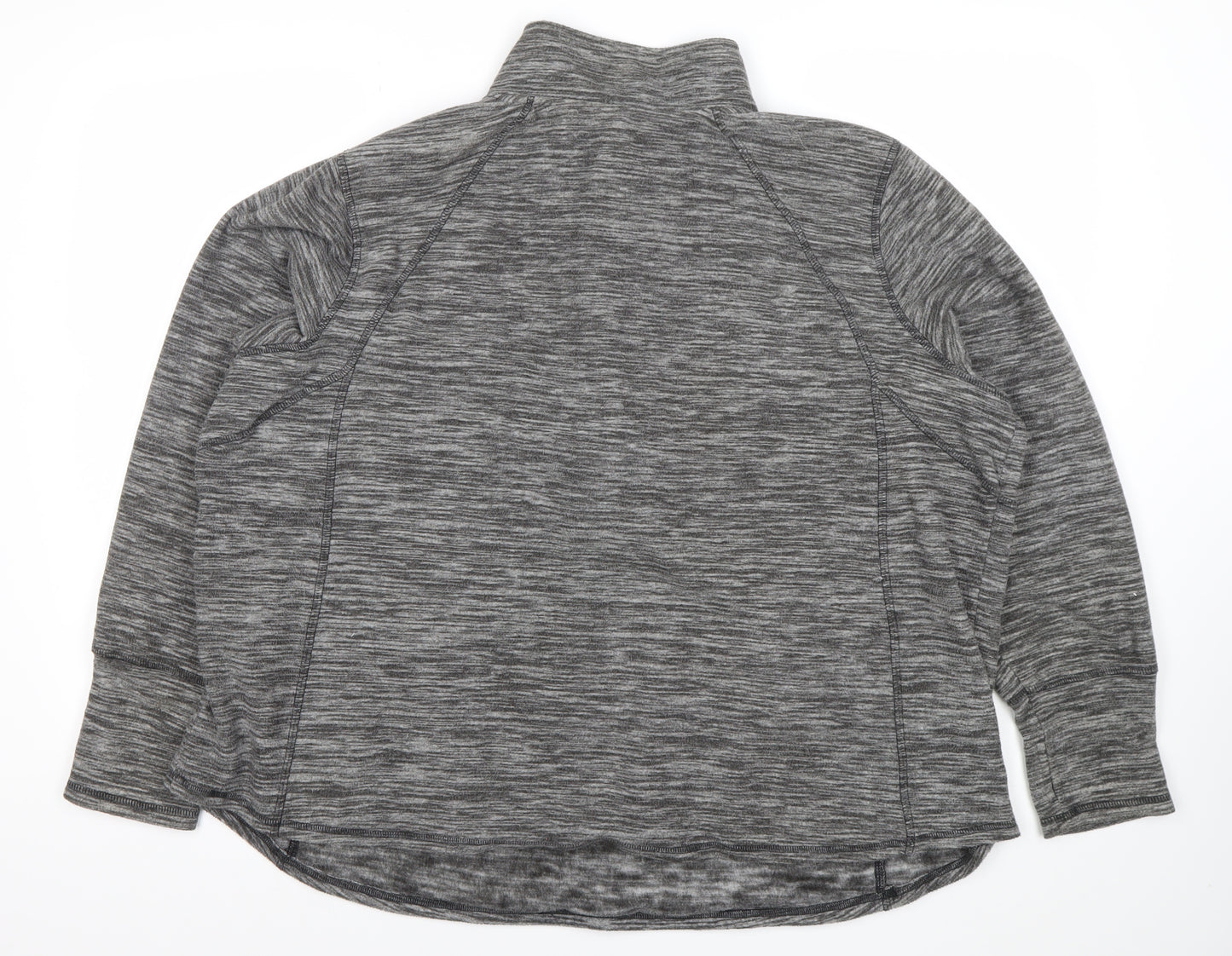 St John's Bay Womens Grey 2XL Pullover Sweatshirt Activewear