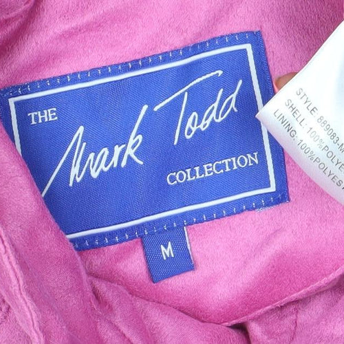 Mark Todd Womens Pink Quilted Waistcoat M Full Zip Outdoor Gilet