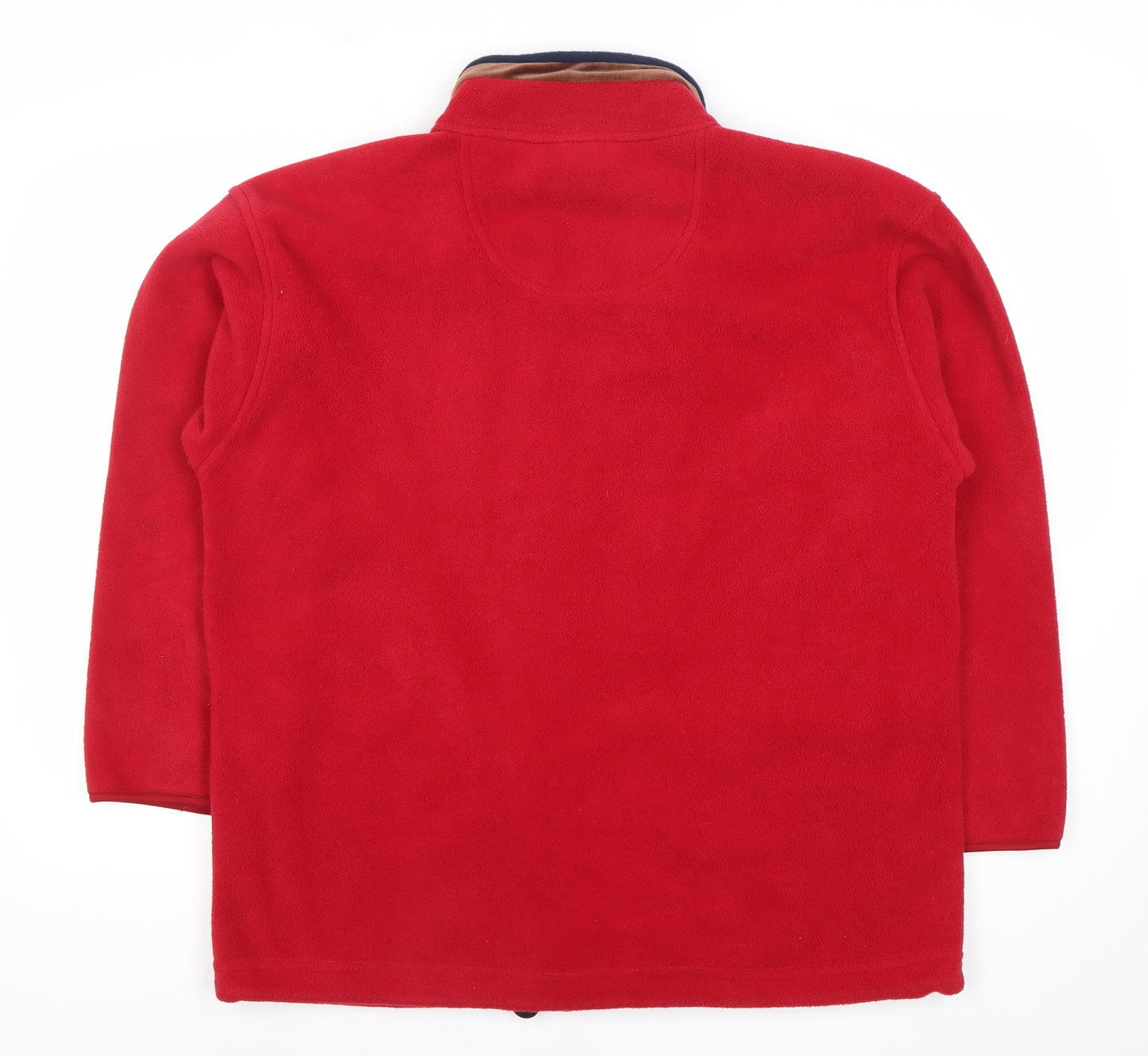 Hot Chilli Men Red Fleece Full Zip Jacket Size M Outdoor Hiking