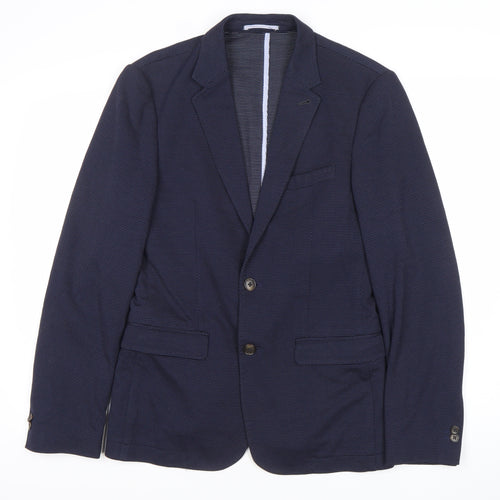 Easy & Company Men's Blue Slim Fit Blazer Jacket Size S