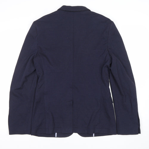 Easy & Company Men's Blue Slim Fit Blazer Jacket Size S