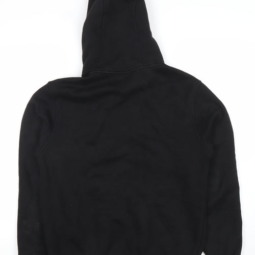 Lorenzo Veratti Mens Black Pullover Hoodie S Embroidered Logo