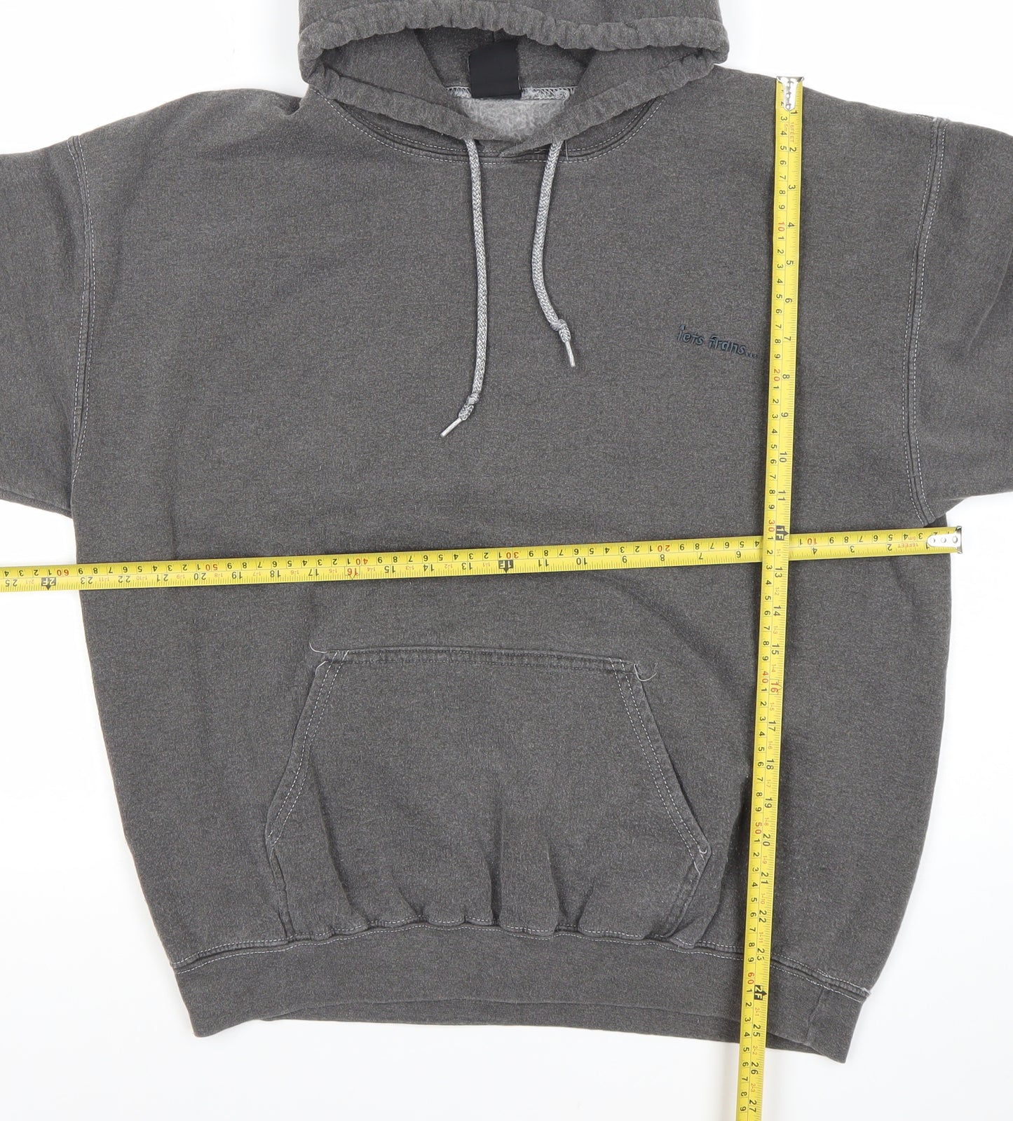Its' Trans Mens Grey Pullover Hoodie L Hooded Sweatshirt
