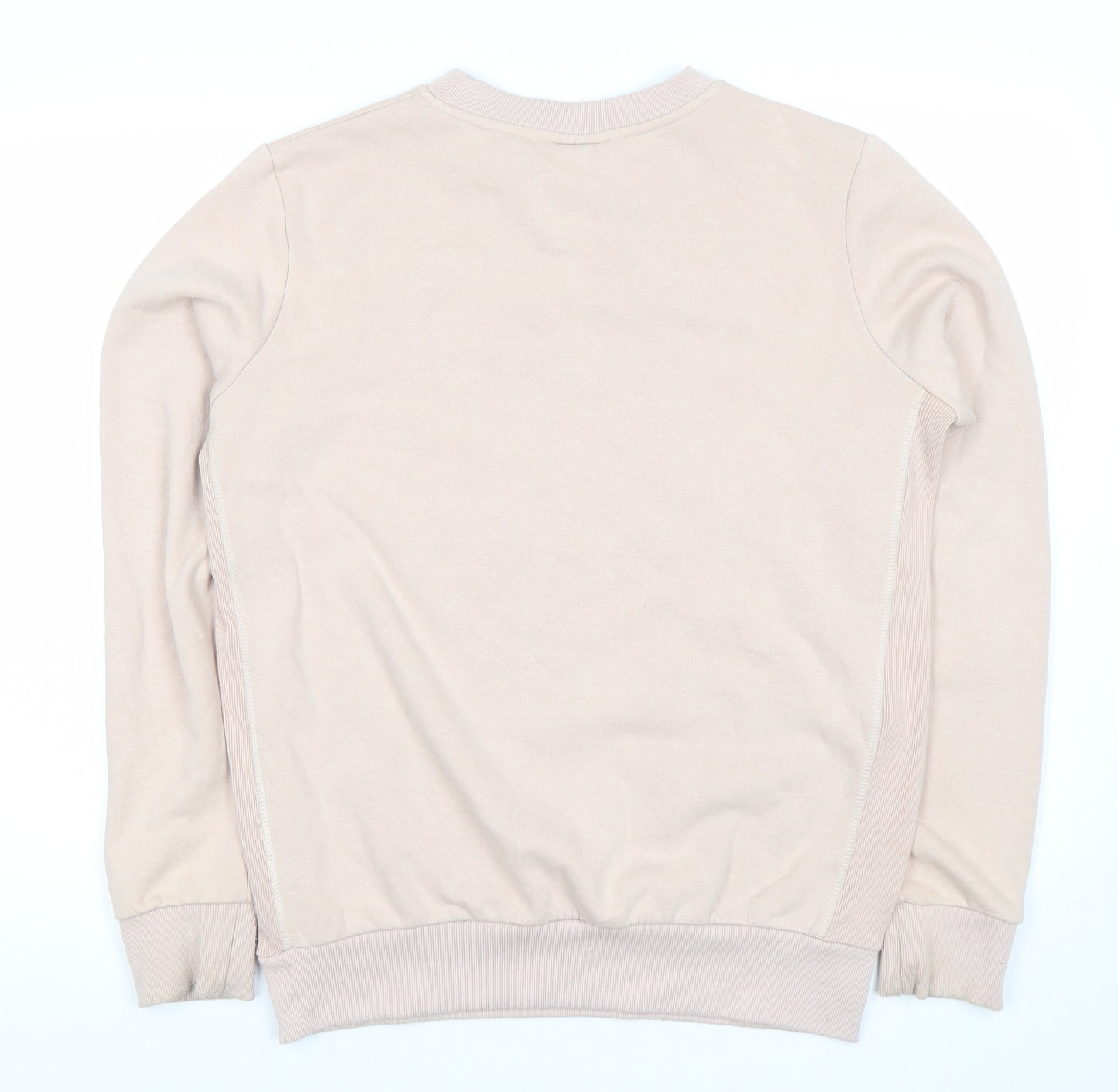 Umbro Womens Beige Pullover Logo Sweatshirt Size M Long Sleeve