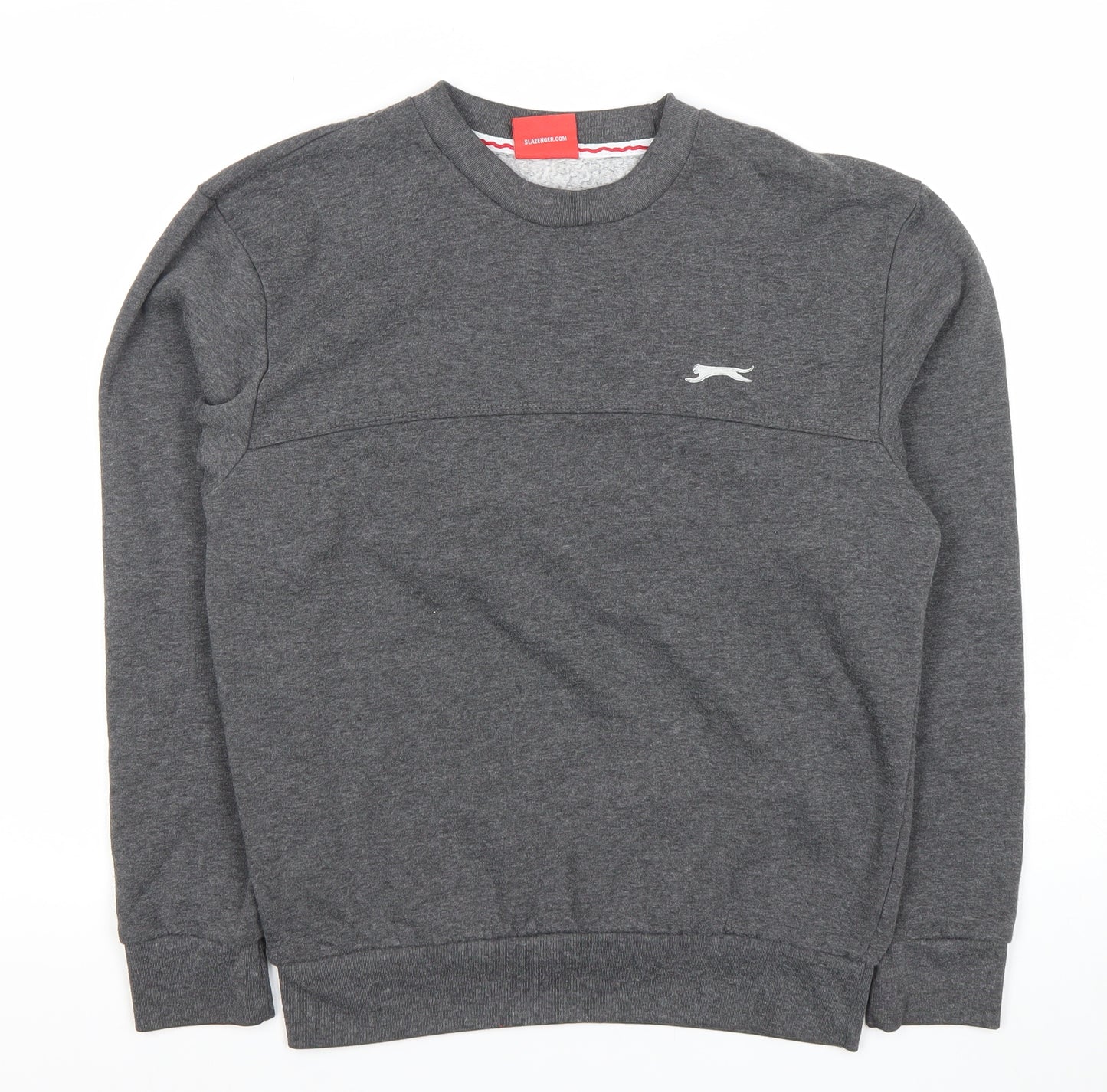 Slazenger Men's Grey Crew Neck Sweatshirt Size M Sports Pullover