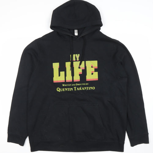 Pampling Unisex Adults Black 2XL Pullover Hoodie Quentin Tarantino Movie Graphic