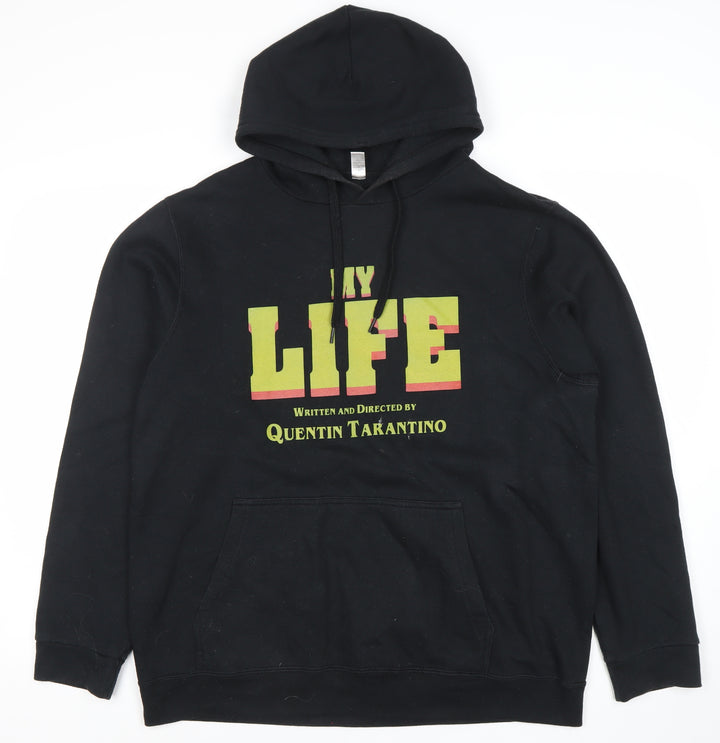 Pampling Unisex Adults Black 2XL Pullover Hoodie Quentin Tarantino Movie Graphic