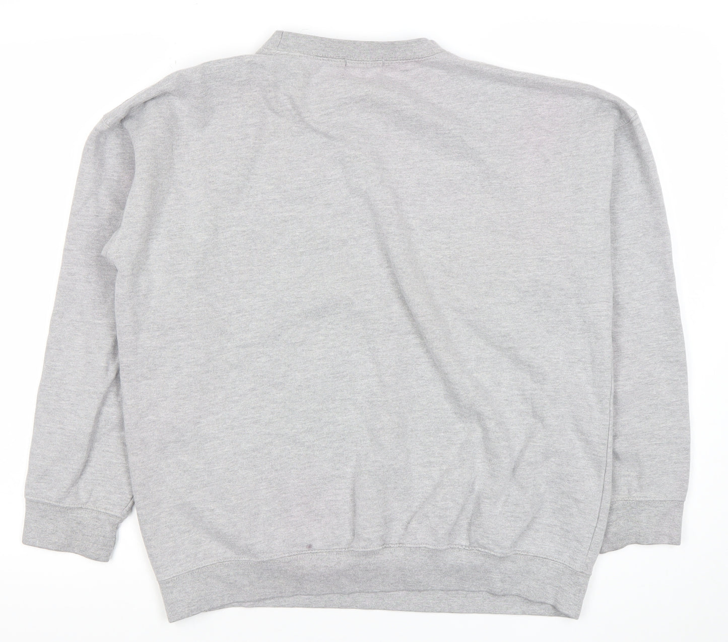 PrettyLittleThing Womens Grey Small Pullover Sweatshirt Tennis Logo