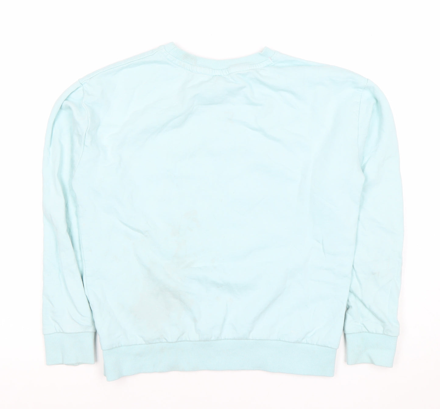 Primark Disney Girls Blue Stitch Sweatshirt 10 Years Pullover Christmas