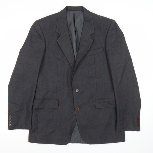 The Gold Collection Men's Multicoloured Stripes Wool Blazer Jacket 40R Classic Fit