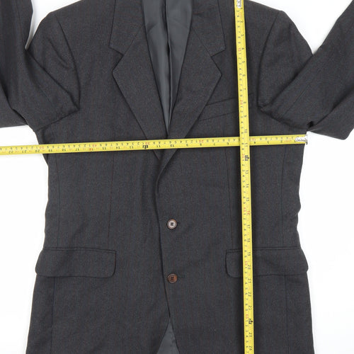 The Gold Collection Men's Multicoloured Stripes Wool Blazer Jacket 40R Classic Fit