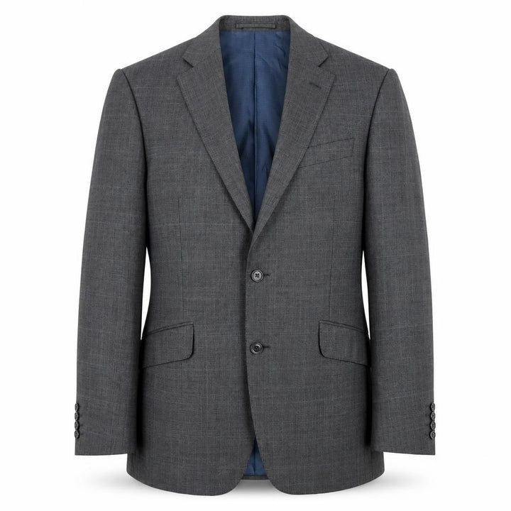 Marks & Spencer Men’s Grey Wool Suit Jacket 38” M Regular Check
