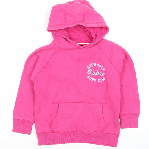 O'Shea Girls Pink Pullover Hoodie Size 10 Years Surf Club Graphic