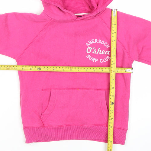 O'Shea Girls Pink Pullover Hoodie Size 10 Years Surf Club Graphic