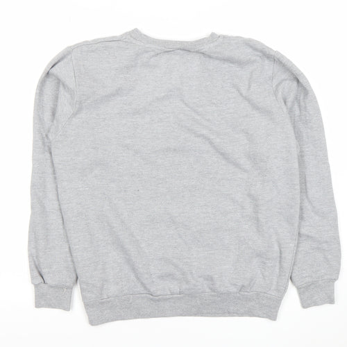 Disney Boys Grey Mickey Mouse Club Sweatshirt 8 Years Pullover Jumper