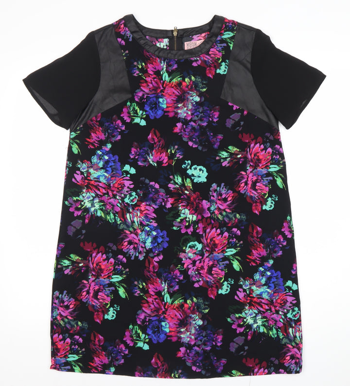 Neon Rose Womens Multicoloured Floral Shift Dress Size 10