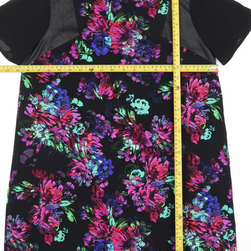 Neon Rose Womens Multicoloured Floral Shift Dress Size 10