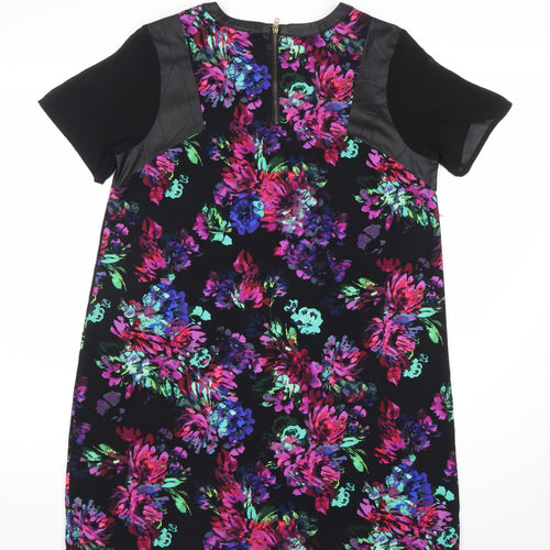 Neon Rose Womens Multicoloured Floral Shift Dress Size 10