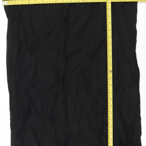Next Women’s Black Size 14 Shift Dress Short Sleeve Round Neck
