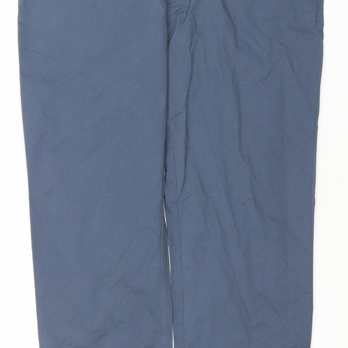 Marks and Spencer Mens Blue 29in Waist Chino Trousers