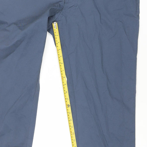 Marks and Spencer Mens Blue 29in Waist Chino Trousers