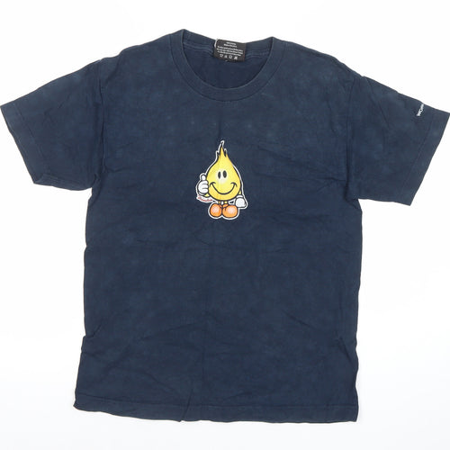 World Industries Boys Blue XL Vintage Graphic T-Shirt Skateboard Style