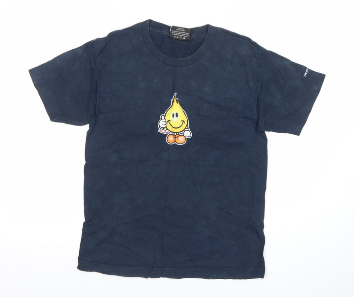 World Industries Boys Blue XL Vintage Graphic T-Shirt Skateboard Style