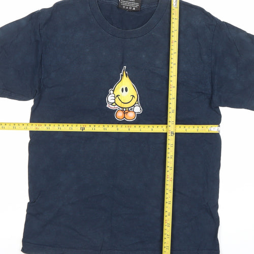 World Industries Boys Blue XL Vintage Graphic T-Shirt Skateboard Style