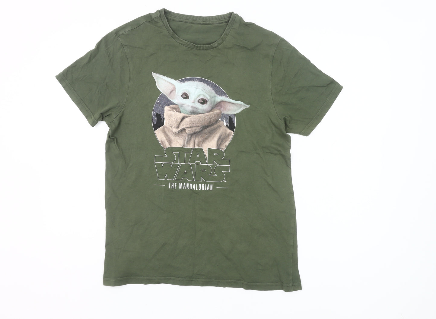 George Men’s Star Wars Mandalorian Green T-Shirt Size S
