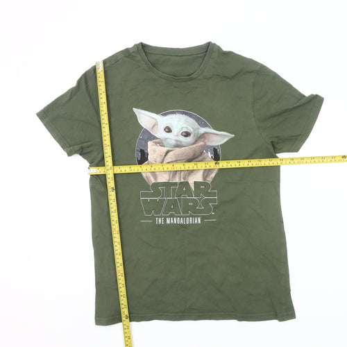 George Men’s Star Wars Mandalorian Green T-Shirt Size S