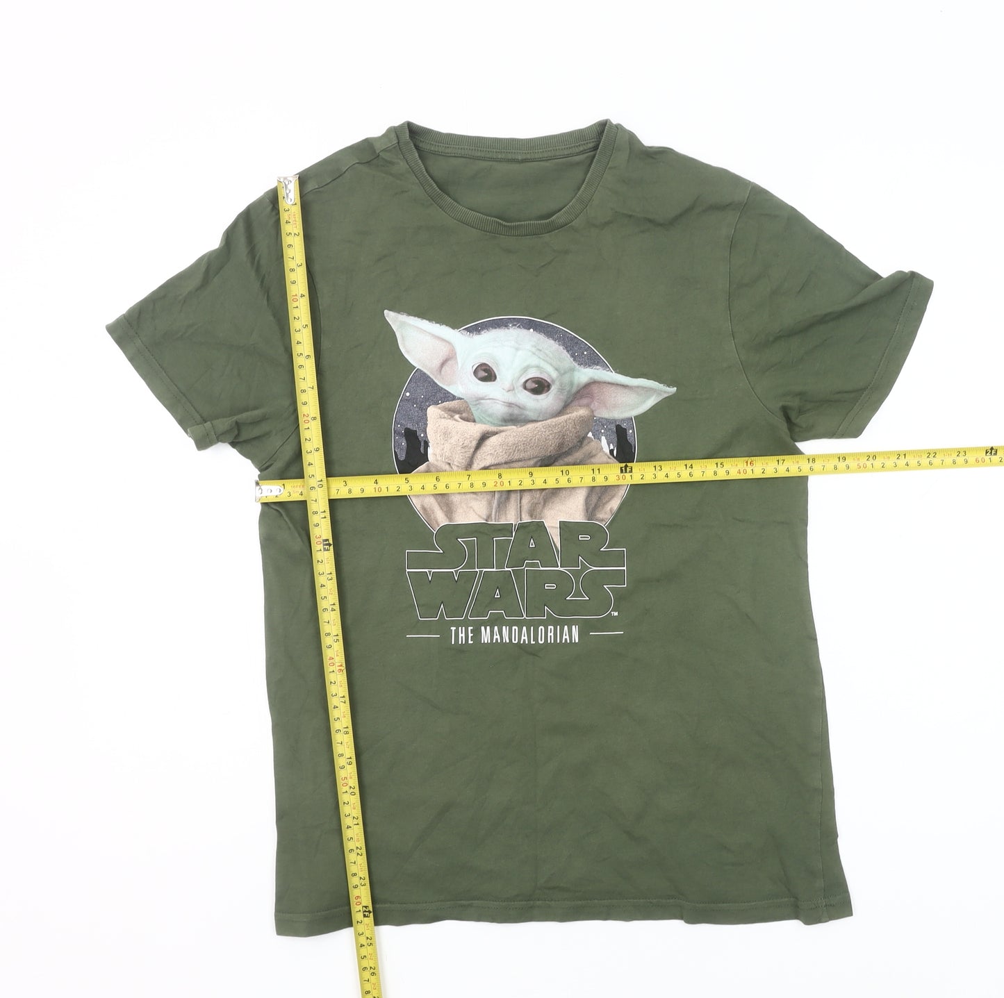George Men’s Star Wars Mandalorian Green T-Shirt Size S