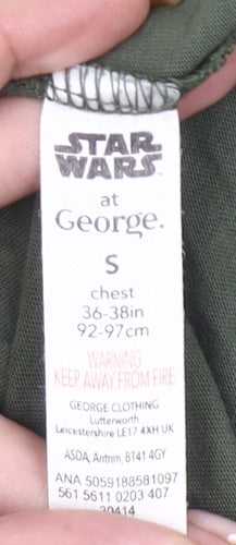 George Men’s Star Wars Mandalorian Green T-Shirt Size S