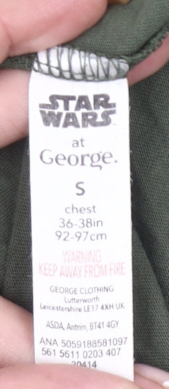 George Men’s Star Wars Mandalorian Green T-Shirt Size S