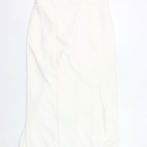 Vince Camuto Womens White Off Shoulder Sheath Dress Size 12