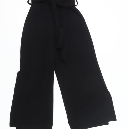 Boohoo Women’s Black Strapless Wide Leg Jumpsuit UK 6 Petite