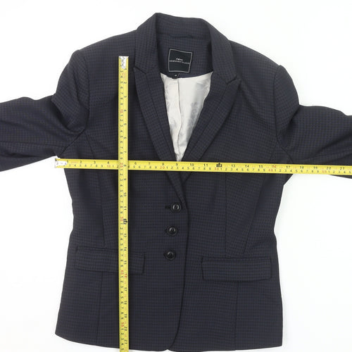 Next Womens Blue Size 8 Slim Fit Single-Breasted Suit Jacket