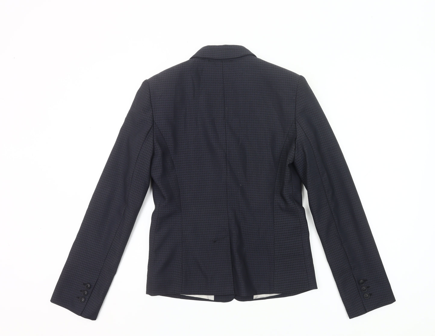 Next Womens Blue Size 8 Slim Fit Single-Breasted Suit Jacket