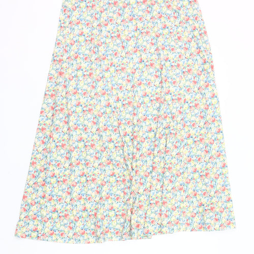 Cotswold Collections Women’s Multicoloured Floral A-Line Cotton Skirt XL